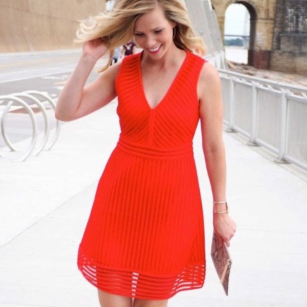 J.Crew eyelet fit‎ and flare fully lined dress. Worn twice. Excellent condition